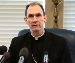 Bishop John Folda of Fargo Catholic Diocese Image/Video Screen Shot