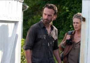 Rick Carol The Walking Dead season 4 photo