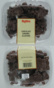 HyVee Chocolate Caramel Clusters Image/FDA