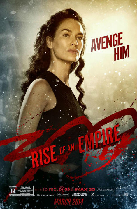 Lena Headey 300 Rise of an Empire poster