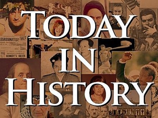 Today in History banner