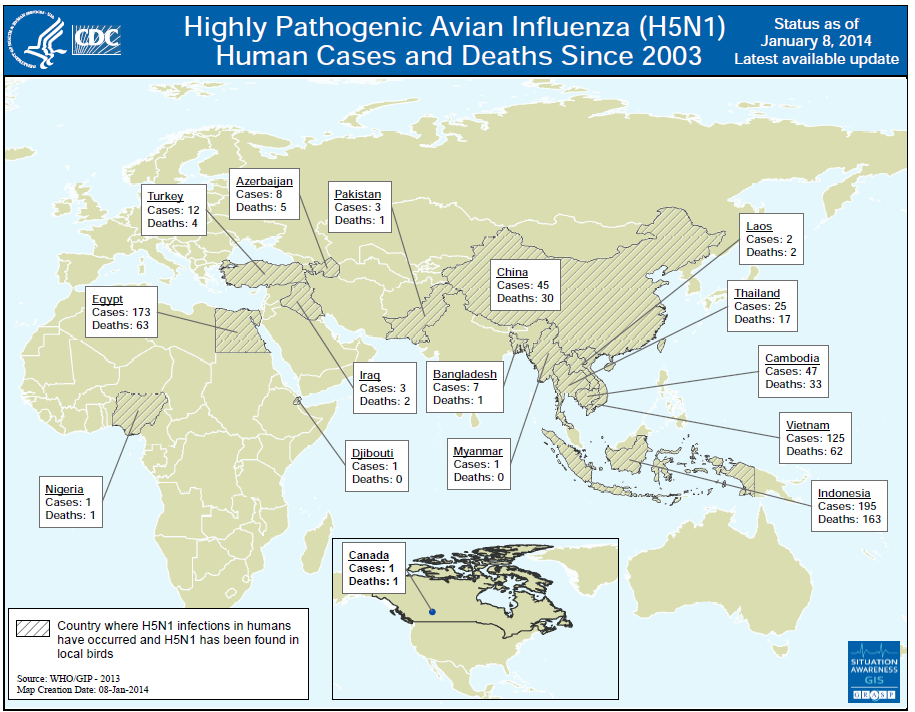 CDC releases statement on Canadian H5N1 avian influenza case