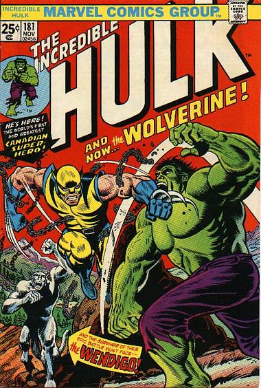 Incredible_Hulk_Vol_1_181 first appearance Wolverine