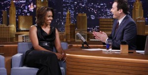Michelle Obama knuckeheads Obamacare Jimmy Fallon