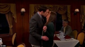 Sheldon Amy kiss Big Bang Theory season 7 photo