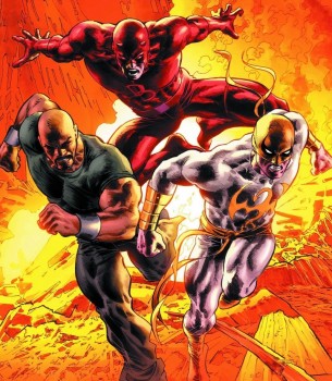 Marvel Comics Luke Cage Iron Fist Daredevil photo