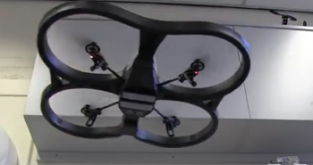 Flying "learning" robot photo/screenshot YouTube