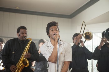 Chadwick Boseman is amazing as James Brown in "Get On Up"