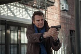 Liam Neeson with gun A Walk Among the Tombstones
