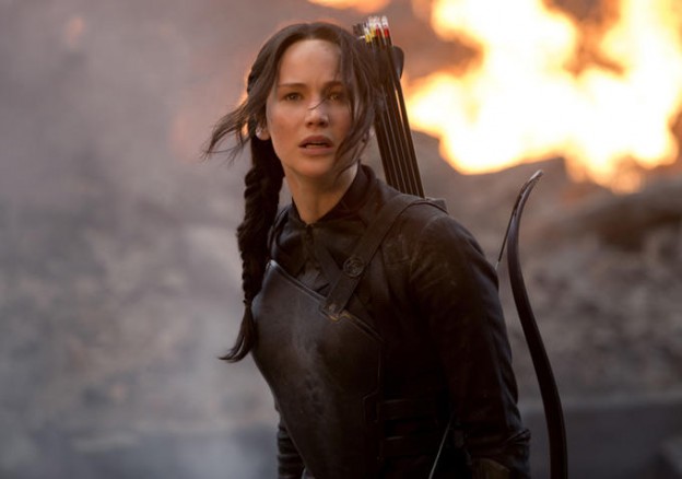 Jennifer Lawrence as Katniss Hunger games mockingjay photo
