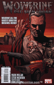 Old Man Logan Wolverine comic book cover