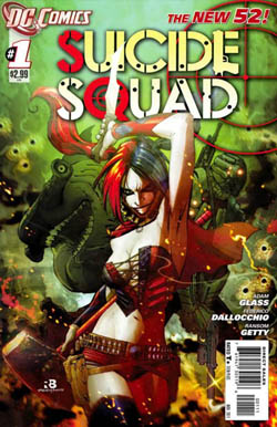 Suicide_Squad_v4-1 comic book cover harley quinn