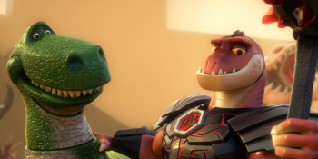 Toy Story that Time Forgot Rex and dinosaur photo