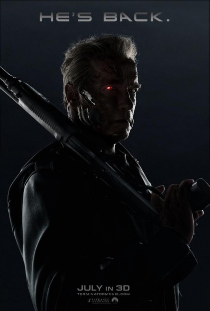 Arnold Schwarzenegger Terminator Genisys movie poster
