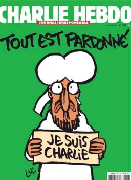 Charlie Hebdo Muhammad cover after Paris terrorist attacks