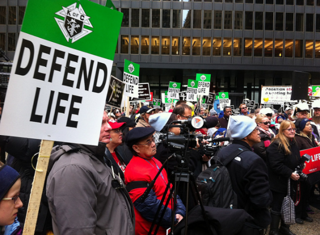 Thousands turned out for the 2015 March for Life in Chicago, IL. to credit Lori Solyom, TC Public Relations.