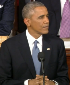 President Obama delivering the 2015 State of the Union address   photo/screenshot whitehouse.gov video