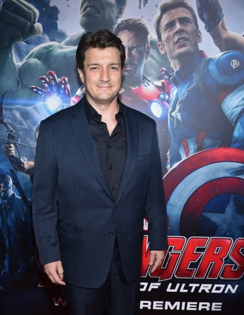 Nathan Fillion attends the world premiere of Marvel's "Avengers: Age Of Ultron" at the Dolby Theatre on April 13, 2015 in Hollywood, California.