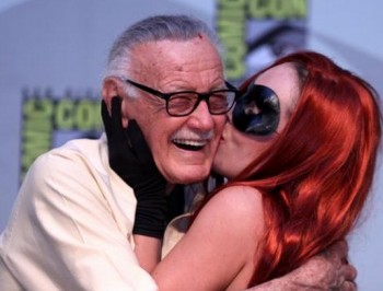 Stan Lee greeted at MegaCon 2015 photo/ twitter @StevenTinel