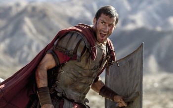 Clavius (Joseph Fiennes) leads his Roman soldiers during the zealot battle in TriStar Pictures' RISEN.