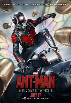 Ant-Man poster dodging bullets