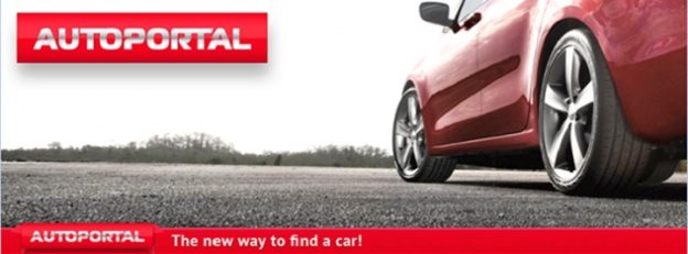 Autoportal banner car sales ad