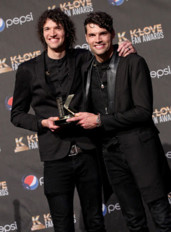 The Smallbones taking home a K Love Award in 2015