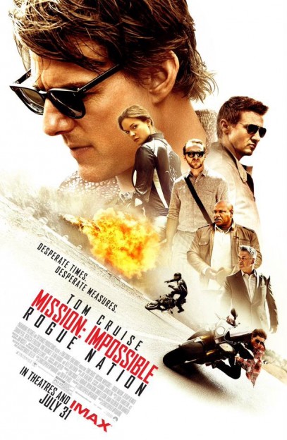 Mission Impossible Rogue Nation movie poster cast