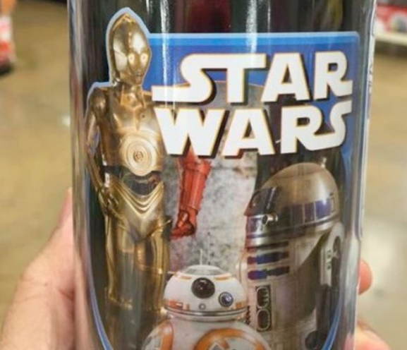 STar wars force awakens C3po red arm on package
