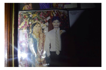 Awais and Rukshana on their wedding day  Image/BPCA