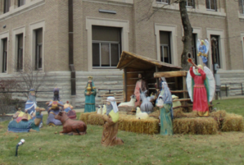 Franklin, Indiana nativity photo/screenshot video coverage