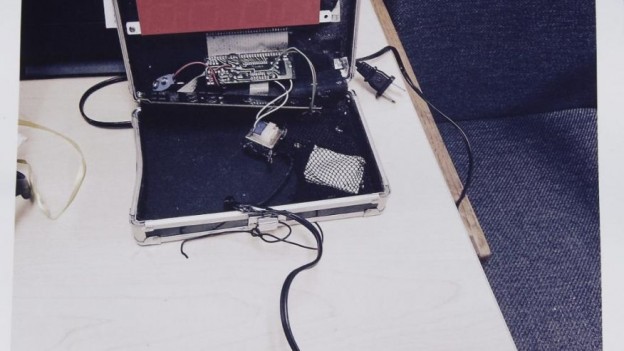 This photo provided by the Irving Police Department shows the homemade clock that Ahmed Mohamed brought to school, Wednesday, Sept.16, 2015, in Irving. Police detained the 14-year-old Muslim boy after a teacher at MacArthur High School decided that the homemade clock he brought to class looked like a bomb, according to school and police officials. The family of Ahmed Mohamed said the boy was suspended for three days from the school in the Dallas suburb. 