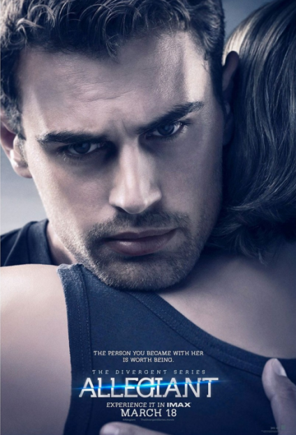 Theo James Divergent Series Allegiant poster