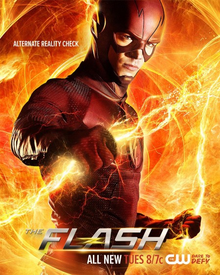 The Flash alternate reality lightning poster