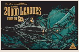 20000 Leagues under the seas Disney banner poster