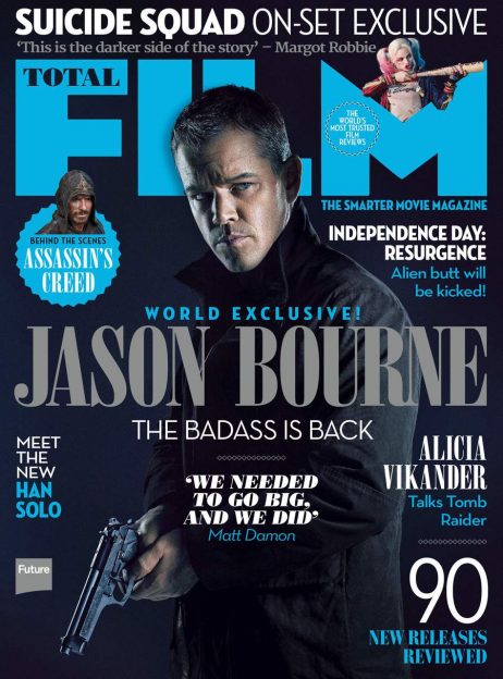 Matt Damon Jason Bourne Total Film magazine cover