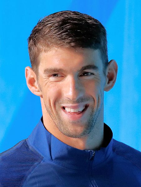 Michael Phelps at the 2016 Olympics in Rio  photo/ Agência Brasil Fotografias via wikimedia
